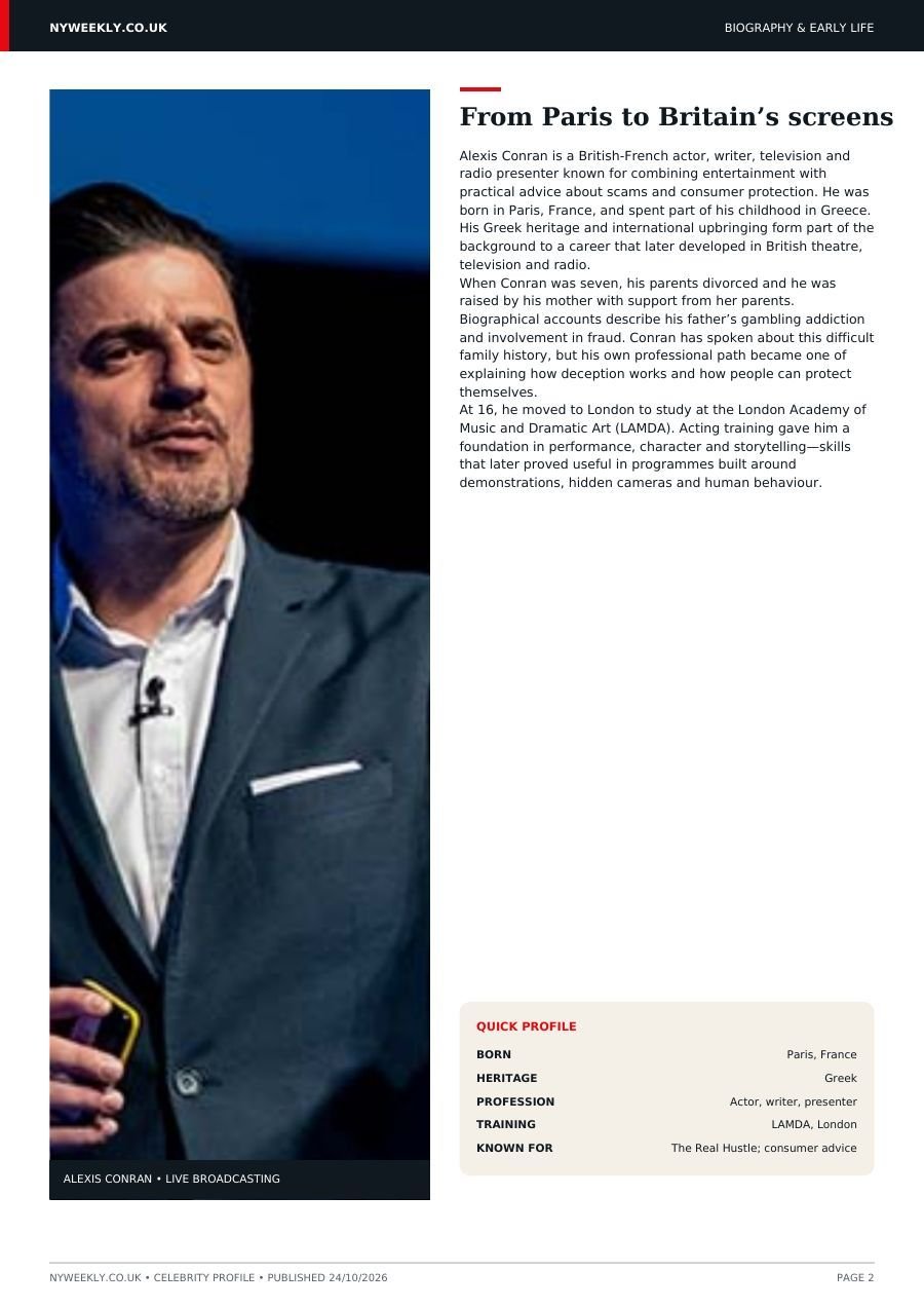 Alexis Conran - page 2