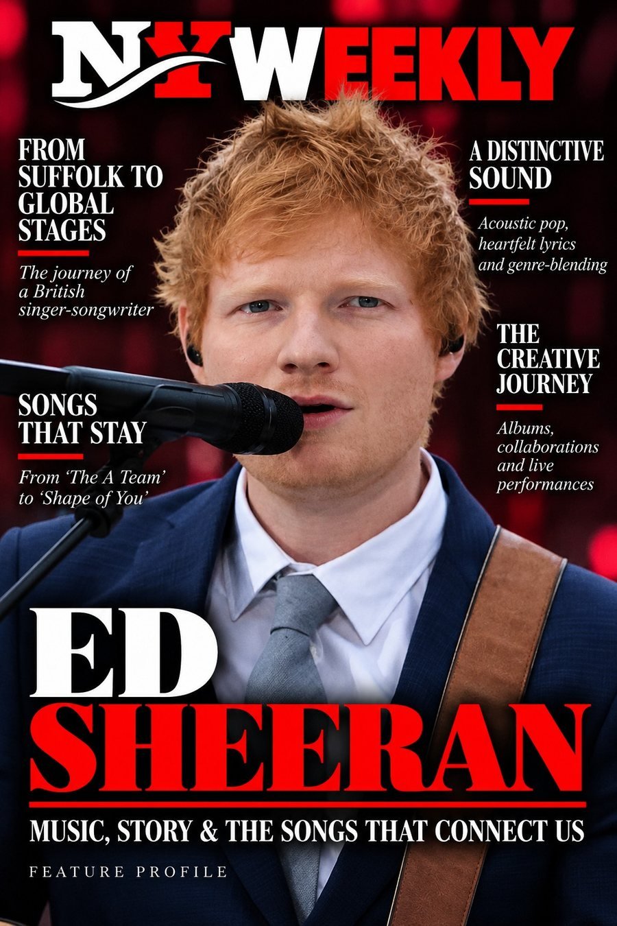 Ed Sheeran biography: NYWeekly special edition magazine cover
