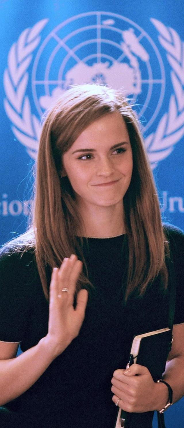 Emma Watson at a United Nations event