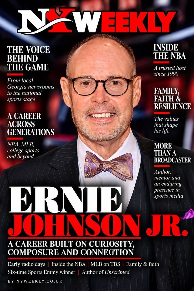 Ernie Johnson Jr. magazine cover