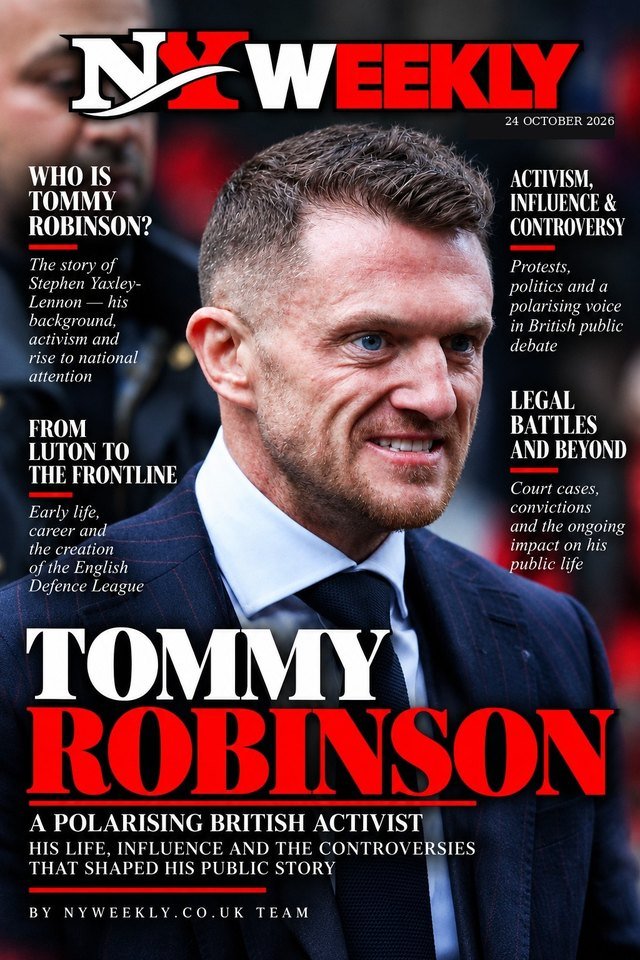 Tommy Robinson magazine cover