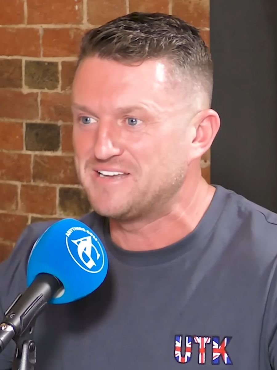 Interview photo used in the Tommy Robinson biography section