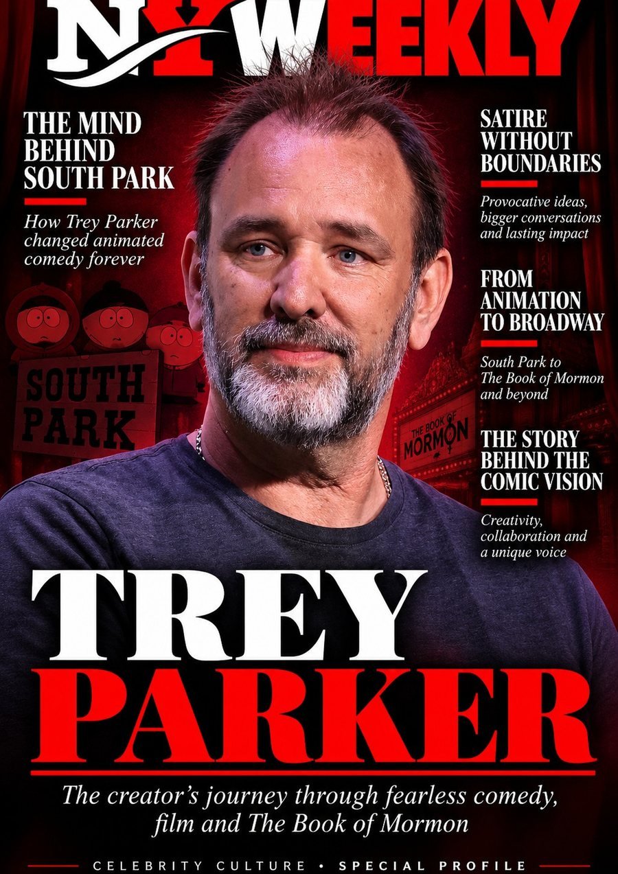 Trey Parker biography: NYWeekly special edition magazine cover
