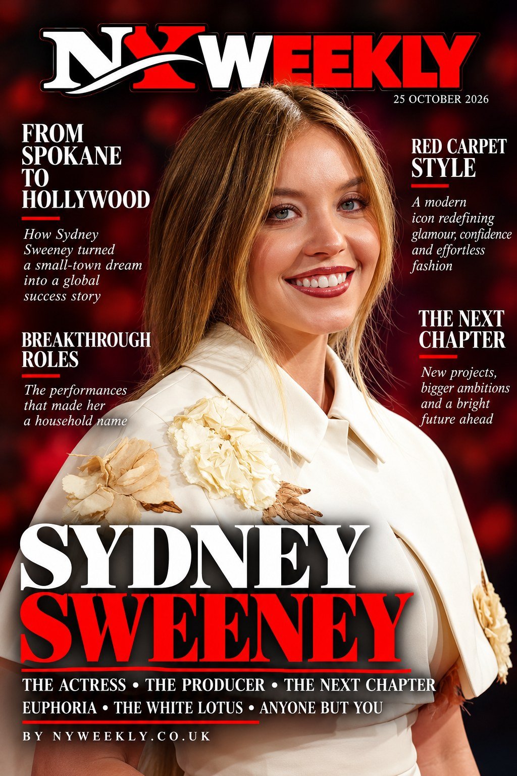 Sydney Sweeney magazine cover