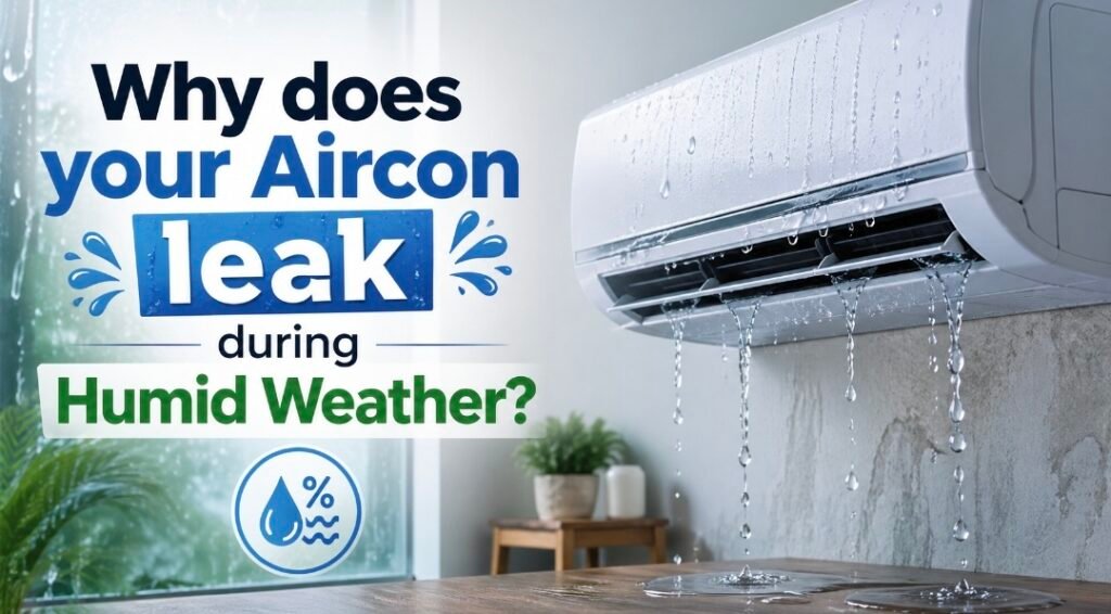 Why does your Aircon leak during Humid Weather?