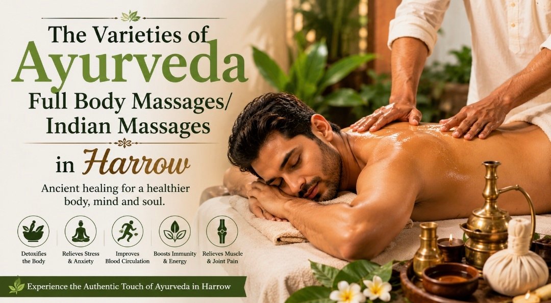 The Varieties of Ayurveda Full Body Massages/ Indian Massages in Harrow