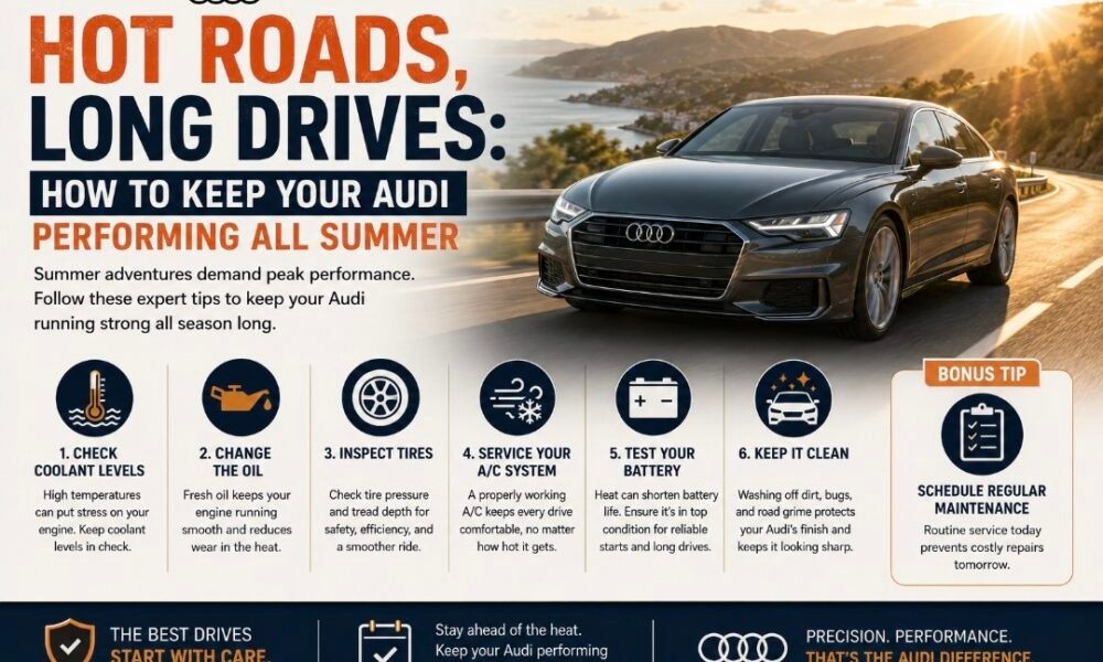 Hot Roads, Long Drives: How to Keep Your Audi Performing All Summer
