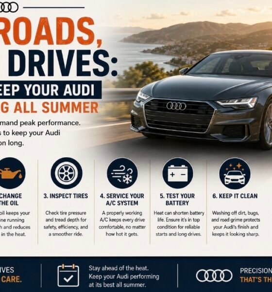 Hot Roads, Long Drives: How to Keep Your Audi Performing All Summer