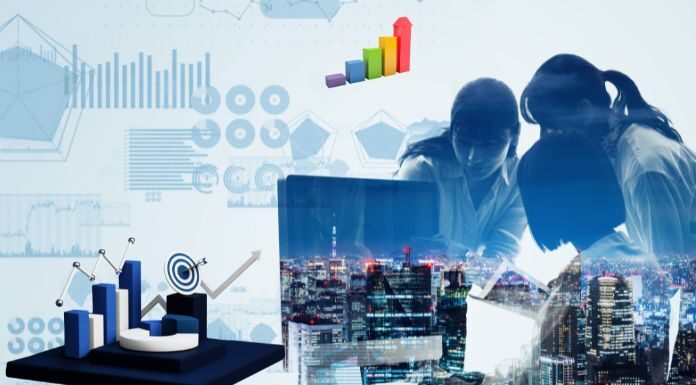 Screenshot of AnalyzingMarket com dashboard with market trend graphs in 2025.