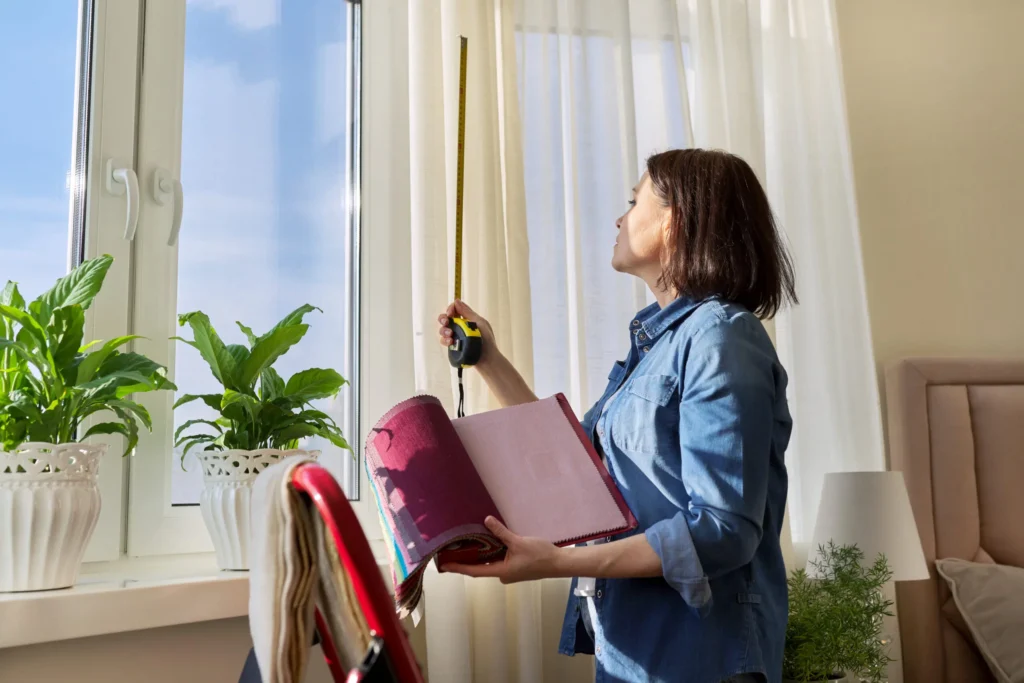 What should I look for in an online retailer when ordering made-to-measure curtains?