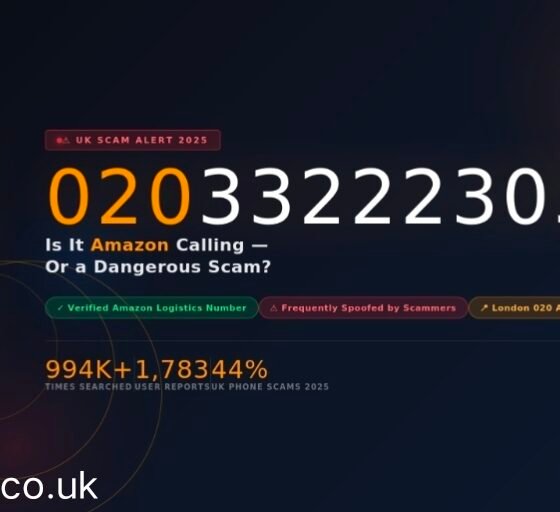 02033222305: Is It Really Amazon Calling You — or a Sophisticated Scam?