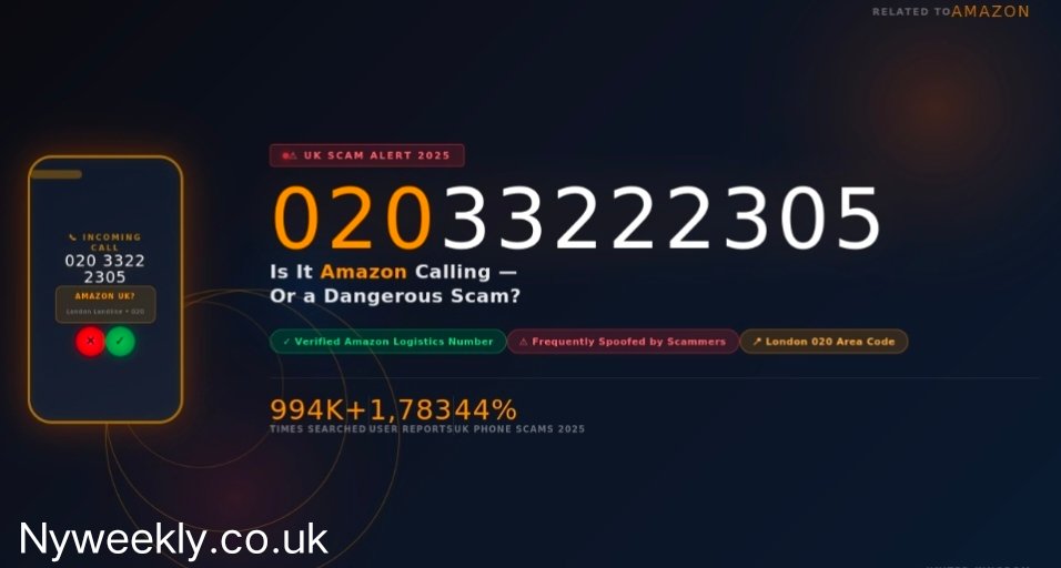 02033222305: Is It Really Amazon Calling You — or a Sophisticated Scam?