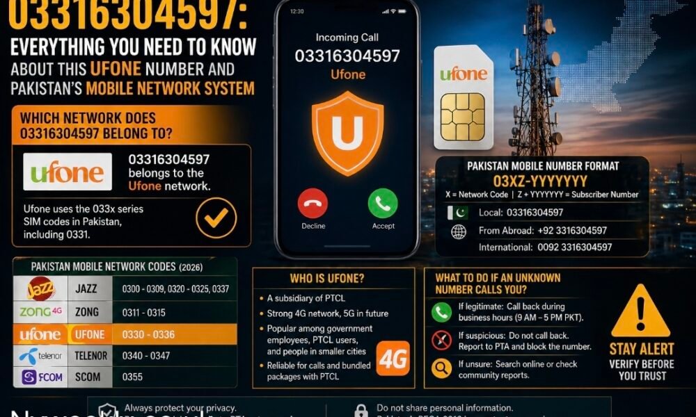 03316304597: Everything You Need to Know About This Ufone Number and Pakistan's Mobile Network System