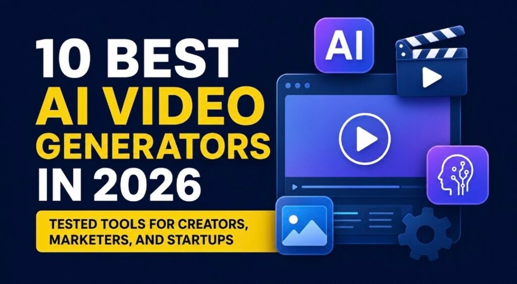 10 Best AI Video Generators in 2026: Tested Tools for Creators, Marketers, and Startups.