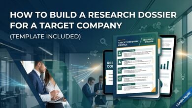 How to Build a Research Dossier for a Target Company (Template Included)